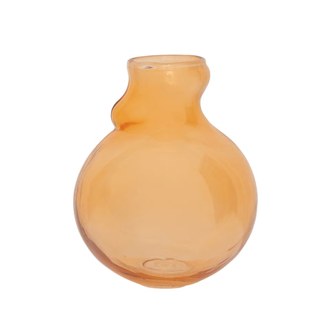 Urban Nature Culture 106440 Vase Recycled Glass Quirky C Apricot