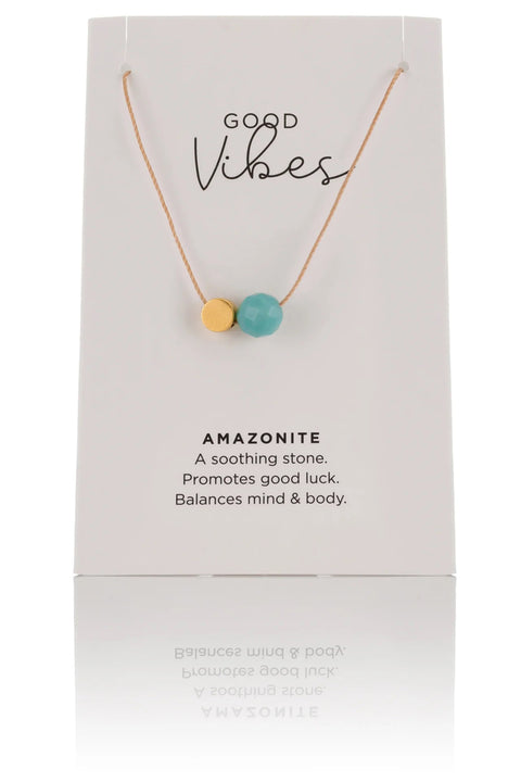 One & Eight 2216 Amazonite Cord Necklace