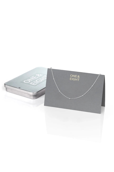 One & Eight 2261 Silver Satellite Chain