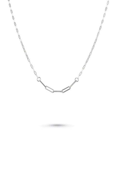 One & Eight 2263 Silver Paperclip Chain