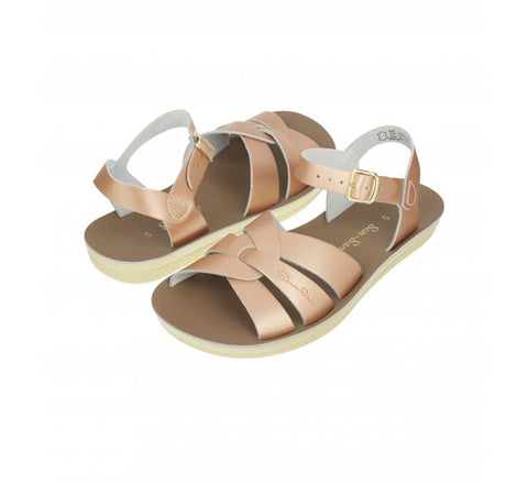 Saltwater Swimmer Sandal In Rose Gold