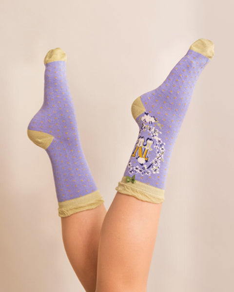 Powder AZN alphabet socks N