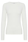 B Young 20807594 Pamila Long Sleeve T- Shirt Jersey In Off White