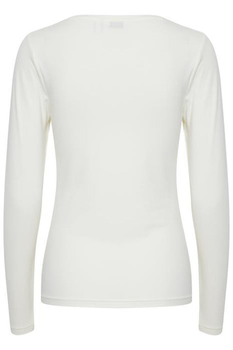 B Young 20807594 Pamila Long Sleeve T- Shirt Jersey In Off White