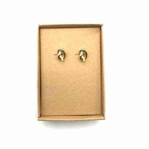 Sixton London Nker Nouveau Knot Earrings