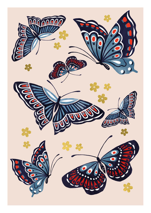 The Art File SK16A Butterflies
