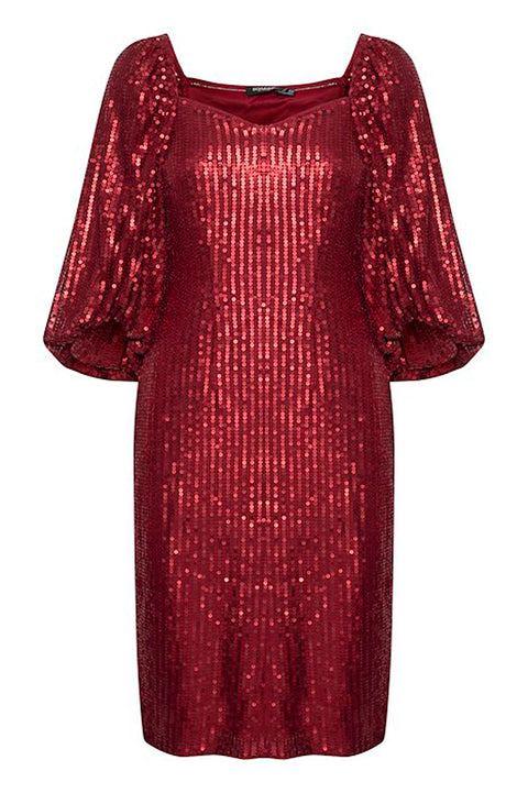Soaked In Luxury Dalila Gausa Dress In Rhubarb