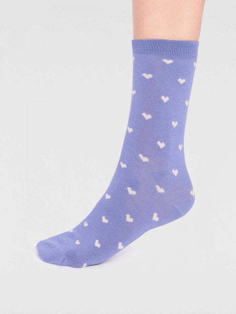 Thought SBW6707 Evie Bamboo Heart Pack Of Socks  in Multi