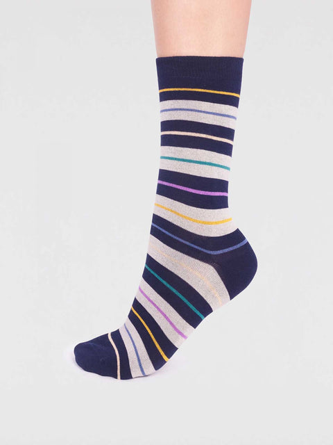 Thought SBW6707 Evie Bamboo Heart Pack Of Socks  in Multi