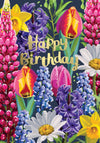 Sarah Kelleher Ff01 Happy Birthday Floral Card