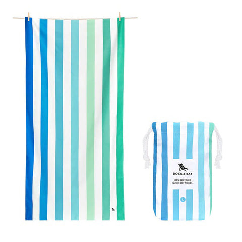 Dock & Bay Quick Dry Towels Signature styles Extra Large (200x90cm) Endless River