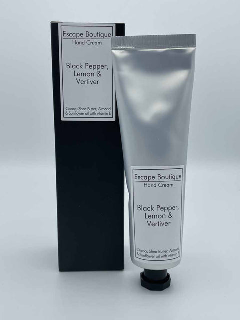Black Pepper/Lemon/Vetiver 100Ml handcream tube
